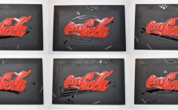 cocacola  75,5×155,5×4,5 imresion sobre aluminio